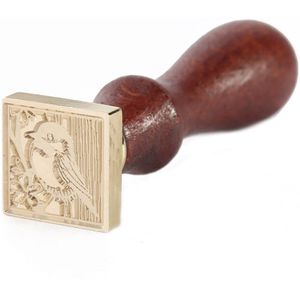 Vierkante Vintage Diy Seal Stempel Handwerk Decor Zegellak Stempel Voor Dagboek Fotoalbum Envelop Huwelijksuitnodiging Decor