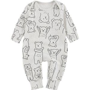 TinyPeople Baby Rompertjes kitty Print herfst Katoen Pasgeboren Jongens onesie Meisjes Kleding Baby Baby Kleding Lange Mouwen Jumpsuits