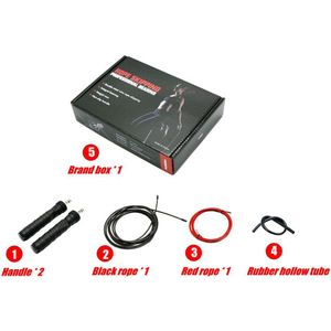 Professionele Jump Rope Skip Snelheid Gewogen Springtouwen Met Extra Snelheid Kabel Kogellagers Anti-Slip Handvat Voor Dubbele unders