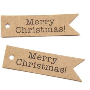 100 Pcs Papier Tags Kraftpapier Tag Hoofd Kerst Label Festival Note Diy Blank Prijs Hang Tag Verjaardag Wedding Party papieren Kaart