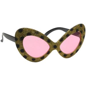 Zonnebril Luipaard Print Cateye Kostuum Bril Halloween Verjaardag Rekwisieten Decoratie