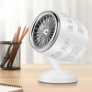 Usb Dubbele Blad Turbo Mini Ventilator Creatieve Schattige Mini Ventilator 2-Blad Fan Koelventilator Voor Kantoor Voor Thuis voor Auto Gebruik