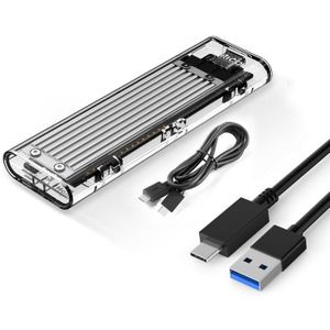 Orico M2 Nvme Ssd Case, M.2 Ngff Sata Case, hard Drive Case Voor M Key/ M + B Sleutel Ssd 10Gbps Behuizing M.2 Nvme Pcie/Sata m2 Doos