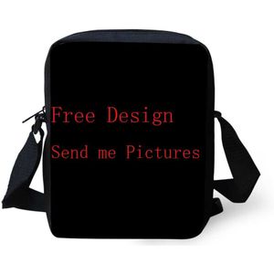 Thikin Mini Messenger Bags Adexe & Nau Logo Patroon Afdrukken Crossbody Tassen Kinderen Schoudertas Handtassen Voor Vrouwen
