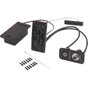 Elektrische Viool Pickup Piezo Voorversterker Accessoire Met Actieve Tone System Messing