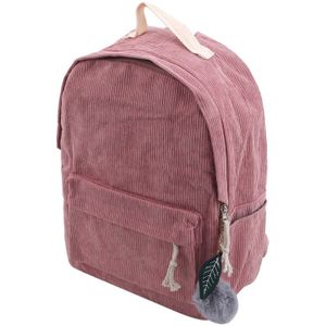 Stevige Bladeren Patroon Rugzak Meisje Canvas Schooltassen Voor Tiener College Stijl Vrouwen Hoge Student Tas Nylon Afdrukken