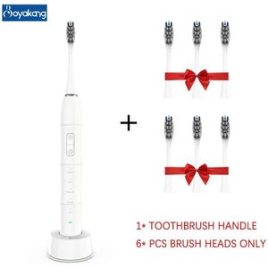 Boyakang Ultrasone Trillingen Elektrische Tandenborstel 5 Modi Smart Timing IPX8 Waterdicht Dupont Haren Draadloze Opladen BYK24