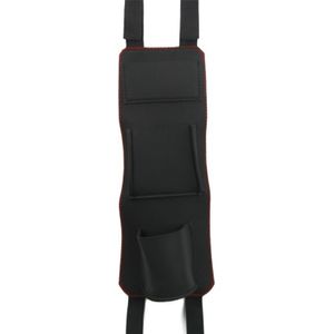 Auto Pu Bag Seat Side Beugel Opbergtas Hanger Auto Opslag Afwerking Reizen Multifunctionele Bagage Auto Onderdelen Black