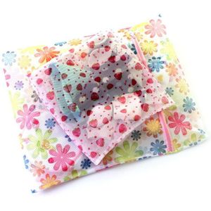 1pc Kleding Wasmachine Waszak Met Rits Mand Mesh Bag Household Cleaning Tools Accessoires Wasserij Wassen Zorg Zakken