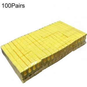 100 Paren/set Pack Nail Art Tenen Afscheiders Anti-Kras Zachte Spons Gel Uv Gereedschap Polish Manicure Pedicure Gereedschap Voor volwassen