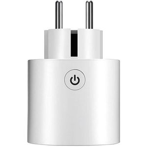 Smart Plug Wifi Socket Eu 16A Power Monitor Timing Functie Tuya Smartlife App Controle Werkt Met Alexa Google Assistent