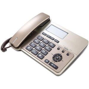 Kantoor Vaste Telefoons Bedrade Desktop Vaste Telefoon Met Nummerherkenning, Oranje Backlit, Alarm, Ondersteuning Speakerphone