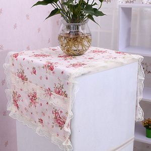 Huishoudelijke 50*125 cm Koelkast Stofkap met Opbergzakken voor Wasmachine Polyester Afdrukken Dust Covers Keuken Benodigdheden