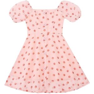 Zomer Moeder En Dochter Polka Dot Chiffon Jurk Prinses Party Dress Kleding Mode Stijl Moeder Dochter Matching Kleding