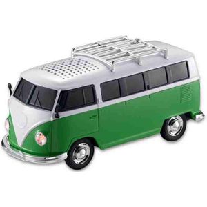 Kleurrijke Mini Bluetooth Speaker Auto Vorm Mini Bus Speaker Ondersteuning Fm + U Disk Insert Card Mini Speaker Mp3 Speler rood