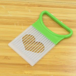 1/2 Pcs Shrendders & Snijmachines Tomaat Ui Groenten Slicer Snijden Aid Houder Gids Snijden Cutter Veilig Vork