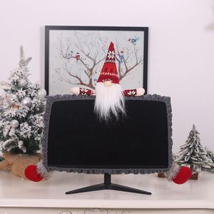 AA99-Kerst Decoraties Voor Huis 3D Cartoon Bos Oude Man Computer Stofkap Jaar Computer Xmas Decoratie