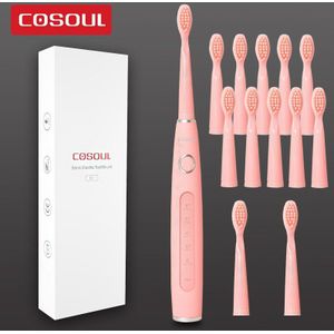 Professionele Sonic Elektrische Tandenborstel Oplaadbare Waterdicht Tandenborstel 11 Heads 5 Modi Beschermen Tanden