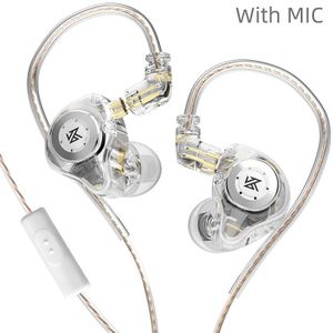 Kz Edx Pro Bedrade Koptelefoon In Ear Metal Hifi Bas Oordopjes Hoofdtelefoon Met Microfoon Sport Noise Cancelling Monitor Headset