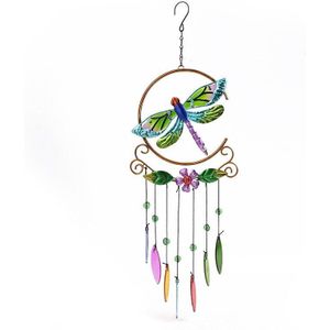 Venster Balkon Hummingbird Vlinder Libel Windgong Hanger Yard Home Muur Opknoping Klokken Ornament Home Raam Deur Decor