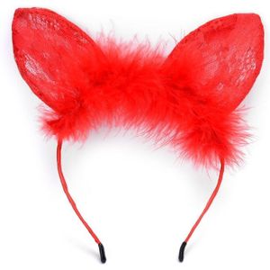 Kerst Hoofdband Zwarte Kat Oor Hoepel Kerst Halloween Hoofdtooi Vrouwen Haar Accessoires