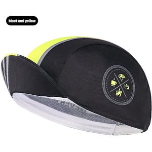 Fiets Fietsen Cap Outdoor Sport Hoed 52-62Cm Meerdere Ademend Soft Gratis Size Blauw Zwart Geel Zwart rood Zwart Grijs