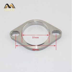 Accessoires Universele Rvs Uitlaat Uitlaat Flens Uitlaatpijp Verbinding 51Mm 63Mm 76Mm Joint