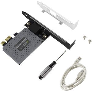 Ethernet Gigabit Lan Adapter Beschermhoes 10/100/1000Mbps Netwerkkaart Pci-E RJ45 Converter Wake On Functie voor De Pc