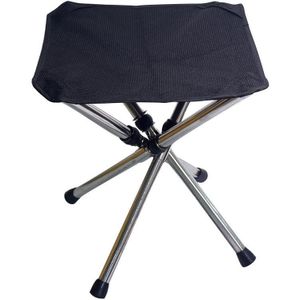 Rvs Vouwen Bank Outdoor Draagbare Intrekbare Kruk Camping Vissen Stoel Intrekbare Vouwen Stoel Draagbare