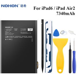 Nohon Tablet Batterij Voor Ipad 6 Batterij Ipad Air 2 Bateria Vervanging Lithium Polymeer Batarya 7340Mah Voor Apple Ipad air2 IPad6