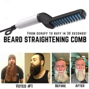 Haar Krultang mannen Alle In Een Keramische Hair Styling Iron Kam Baard Stijltang Curler Set Quick Haar Styler voor Mannen