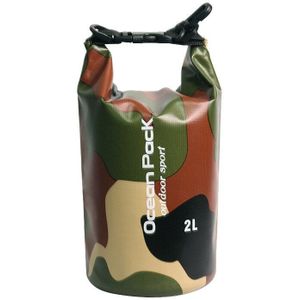 Outdoor Sport Waterdichte Dry Bag Camouflage Slip Roll Top Compression Sack Vissen Sportieve Tas Voor Kajakken Varen