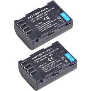 2Pcs DMW-BLF19, DMW-BLF19E, DMW-BLF19PP Batterij Voor Panasonic Lumix DC-G9, DC-GH5, DMC-GH3, DMC-GH3K, DMC-GH4, DMC-GH4K Camera