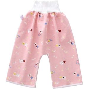 Comfy Kinderen Luier Rok Shorts 2 In 1 Anti Bedplassen Wasbare Katoenen Zindelijkheidstraining Luier Broek Waterdicht Bed kleding Voor