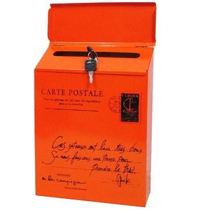 Pastorale Wandmontage Mailbox Vintage Emmer Krant Dozen Brievenbus Metalen Brief Post Mailbox Deur Decoratie