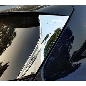 Voor Subaru Xv Abs Chrome Abs Carbon Fibre Print Exterieur Zowel Side Rear Window Spoiler Driehoek Cover Trim auto-onderdelen