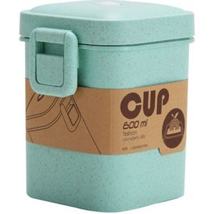 1 Pc Lichtgewicht Soep Pot Anti-Brandwonden Pap Cup Verzegelde Cup Soep Cup Voor Vrouwen Mannen