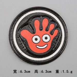 Mode Patch Kleding Kleurrijke Decoratieve Accessoires Badge Label Circulaire Patroon