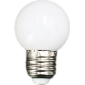 E27 Led-lampen-E27 1W Pe Frosted Led Globe Kleurrijke Wit/Rood/Groen/Blauw/ylellow Lamp 220V-1Pcs