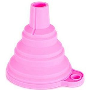 Mini Opvouwbare Trechter Silicone Inklapbare Trechter Opvouwbare Draagbare Trechters Worden Opgehangen Huishoudelijke Vloeibare Doseren Keuken Gereedschap