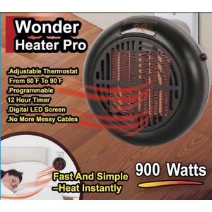 900 w Wonder Heater Pro Draagbare Handige Kachel Muur-Outlet Digitale Plugin Elektrische Kachel Ventilator Warm Radiator Thuis machine