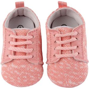 Baby Baby Jongen Meisje Sneakers Soft Sole Lace-Up Ademende Schoenen Anti-Slip Eerste Wandelaars Flats