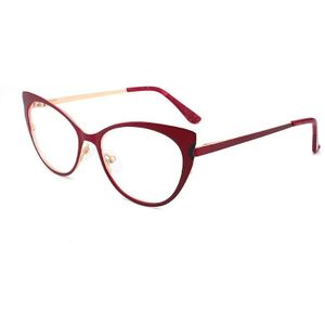 Penny Cat Eye Vrouwen Brillen Met Frames Luxe Vrouwelijke Nep Bril Zonder Dioptrie Optische Recept Brillen