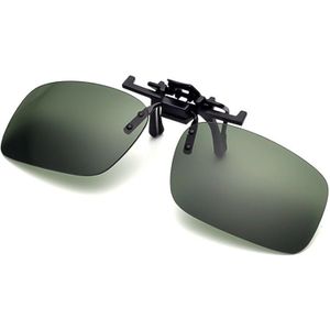 Auto Night Driving Bril Vrouwen Gepolariseerde Clip Op Zonnebril Nachtzicht Bril Anti-Glare Uva Driver Glazen Goggle