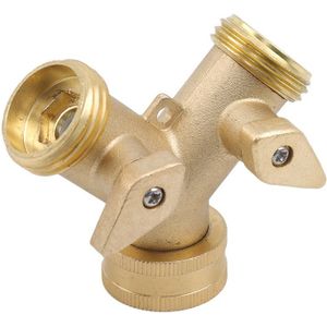 iBamso Messing tuinslangsplitter, 3-weg high flow outdoor kraansplitter, 1/2 inch en 3/4 inch kraanconnector met aan/uit kleppen, vorstbestendige full-flow slangadapter voor huis, tuin, buiten-groen iBamso Messing tuinslangsplitter, 3-weg high flow outdoor kraansplitter, 1/2 inch en 3/4 inch kraanconnector met aan/uit kleppen, vorstbestendige full-flow slangadapter voor huis, tuin, buiten-groen