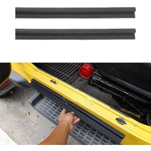 Auto Instaplijsten Protector Plaat Entry Guard Trim Stickers Rubber Styling Mouldings Voor Jeep Wrangler Tj 1997-2006