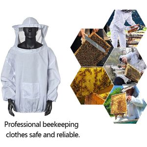 Professionele Bijenteelt Beschermende Jasje Praktische Anti Bee Imker Pak Unisex Met Hoed Equip Pak One-Size-Fits-Alle