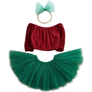 Meisje Kleding Prinses Peuter Meisje Baby Tutu Pluizige Pettiskirt Rok Party Dancewear Rokken + Hoofdband 3pcs