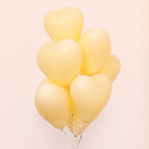 100 Stuks 10 ''Hartvorm Pastel Ballonnen Latex Diverse Snoep Gekleurde Ballonnen Voor Valentijnsdag Wedding Party Decoratie