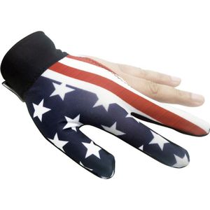 1 Pc Biljart Drie Vinger Handschoenen Lycra Anti Skid Snooker Handschoen Zwembad Linkerhand